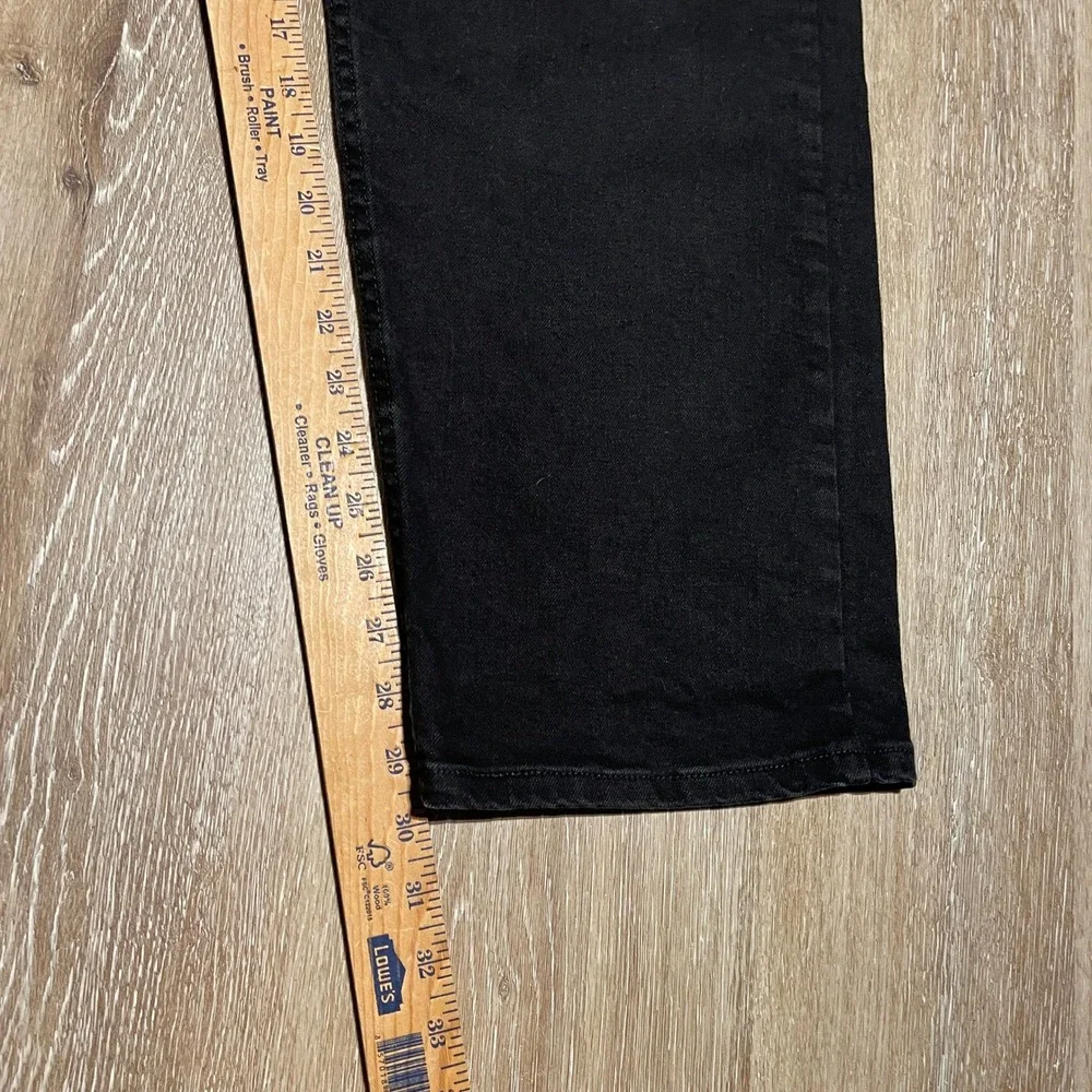 Wrangler Authentics Mens Black Relaxed Fit Jeans Size 40x29 EUC‎